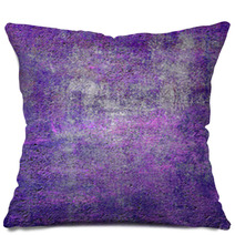 Violet Grunge Texture Pillows 71774282