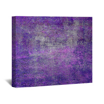 Violet Grunge Texture Wall Art 71774282