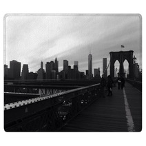 Vista De Manhattan Desde El Puente De Brooklyn New York Rugs 63285570