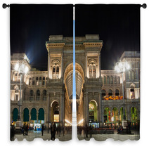 Vittorio Emanuele Gallery In Milan Window Curtains 61739991