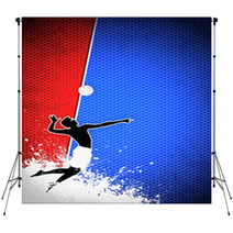Volleyball Background Backdrops 45337245