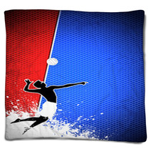 Volleyball Background Blankets 45337245