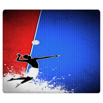 Volleyball Background Rugs 45337245