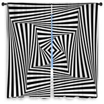 Volume Black And White Background Window Curtains 59774608