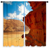 Wadi Rum Desert, Jordan Window Curtains 62703133