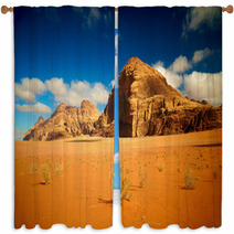 Wadi Rum Desert, Jordan Window Curtains 67448423