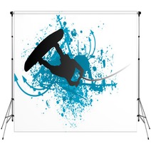 Wakeboarder In Action Backdrops 4845037