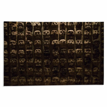 Wall Of Skulls Rugs 129081782