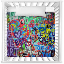 Wall Sprayed With Graffiti Nursery Decor 102421973