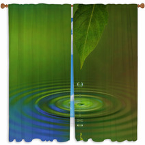 Water Drop Window Curtains 3575436