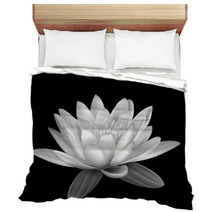 Water Lily Black And White Bedding 52604392