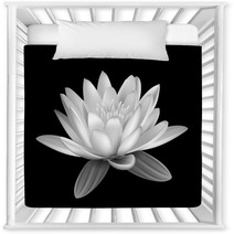 Water Lily Black And White Nursery Decor 52604392
