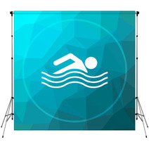 Water Sports Icon Backdrops 133513409