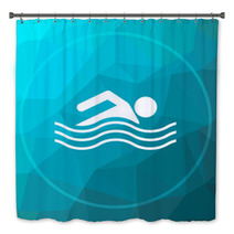 Water Sports Icon Bath Decor 133513409