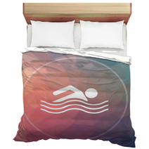 Water Sports Icon Bedding 143992463