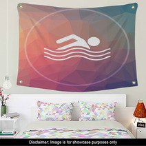 Water Sports Icon Wall Art 143992463