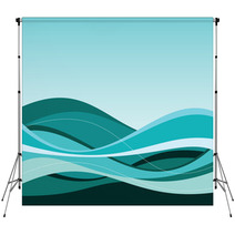 Water Wave Backdrops 39260256