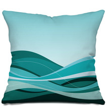 Water Wave Pillows 39260256