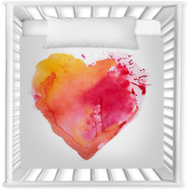 Watercolor Heart. Concept - Love, Relationship, Art, Painting Nursery Decor 59750799