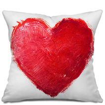 Watercolor Heart. Concept - Love, Relationship, Art, Painting Pillows 59194755