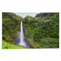 Waterfall  Akaka Falls Hawaii Rugs 48059126