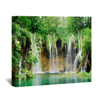 Waterfall At Plitvice National Park, Croatia Wall Art 36886660