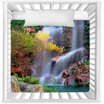Waterfall In Rainforest Tropical Paradise Nursery Decor 2981539