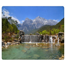 Waterfalls Of Alpine Mountains Rugs 65756764