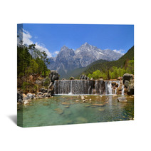 Waterfalls Of Alpine Mountains Wall Art 65756764