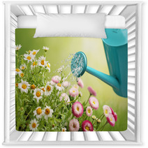 Watering Flowers Nursery Decor 62509777