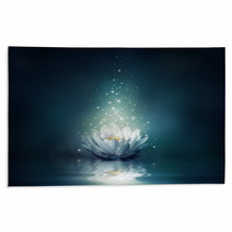 Waterlily On Water Fairytale Art Rugs 65241573