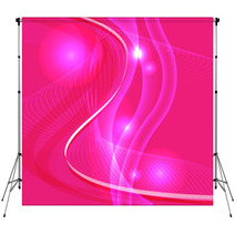 Wave Line Burst Light Pink Background Backdrops 69103944