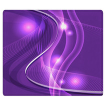 Wave Line Burst Purple Background Vector Rugs 69103939
