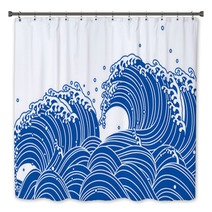 Wave Roller Sea Ocean Splash Bath Decor 92703908