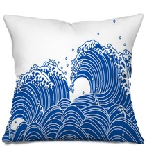 Wave Roller Sea Ocean Splash Pillows 92703908