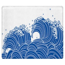 Wave Roller Sea Ocean Splash Rugs 92703908