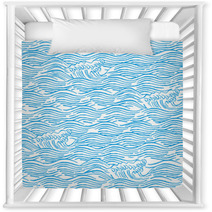 Wave Sum Sea Pattern Kimono Nursery Decor 169774740
