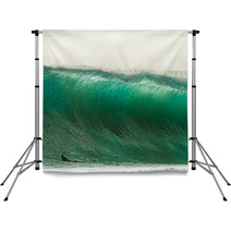 Waves Color Large Power Backdrops 61719017