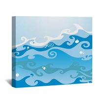 Waves On The Sea Wall Art 27269634
