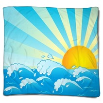 Waves Theme Image 4 Blankets 43156533