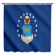 Waving Flag Of US Air Force Bath Decor 68247650