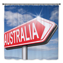 Way To Australia Arrow Sign Bath Decor 71896030