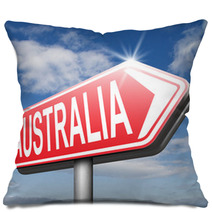 Way To Australia Arrow Sign Pillows 71896030