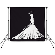 Wedding Dress Backdrops 49950681