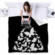 Wedding Dress Blankets 59361276