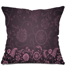 Wedding Template Design, Paisley Floral Pattern , India Pillows 46705634