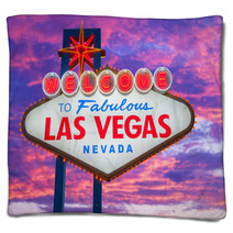 Welcome To Fabulous Las Vegas Sign Nevada Blankets 63207157