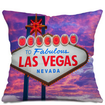 Welcome To Fabulous Las Vegas Sign Nevada Pillows 63207157