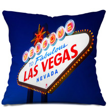 Welcome To Fabulous Las Vegas Sign Pillows 37982860