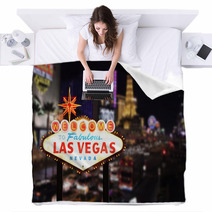 Welcome To Las Vegas Nevada Blankets 13126695